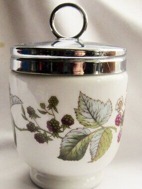 Royal Worcester Lavinia Double Egg Coddler, Made in England                S725